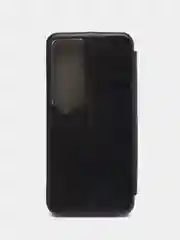 Синий чехол-книжка КАРТОФАН из экокожи на Tecno Pova 4 Pro с функцией подставки и кармашком