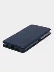 Черный чехол-книжка КАРТОФАН из экокожи на Tecno Pova 4 Pro с функцией подставки и кармашком