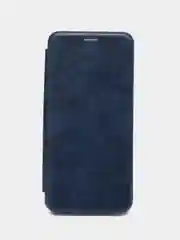 Черный чехол-книжка КАРТОФАН из экокожи на Tecno Pova 4 Pro с функцией подставки и кармашком
