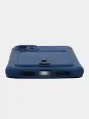 Синий силиконовый чехол для Apple  iPhone 11 (Айфон 11), чехол на айфон 11 с карманом