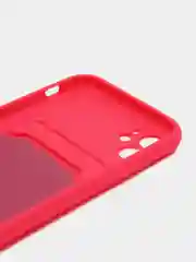 Фуксия силиконовый чехол для Apple  iPhone 11 (Айфон 11), чехол на айфон 11 с карманом