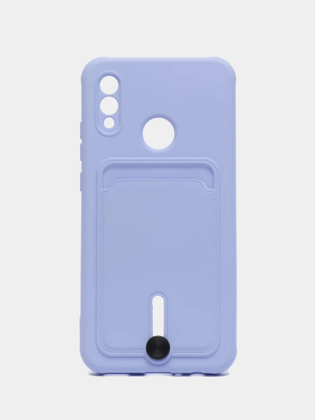 Аметистовый силиконовый чехол для Honor 10 Lite, P Smart 2019 (Хонор 10 Лайт/ П Смарт 2019) с карманом