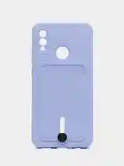 Аметистовый силиконовый чехол для Honor 10 Lite, P Smart 2019 (Хонор 10 Лайт/ П Смарт 2019) с карманом