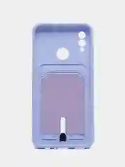 Аметистовый силиконовый чехол для Honor 10 Lite, P Smart 2019 (Хонор 10 Лайт/ П Смарт 2019) с карманом