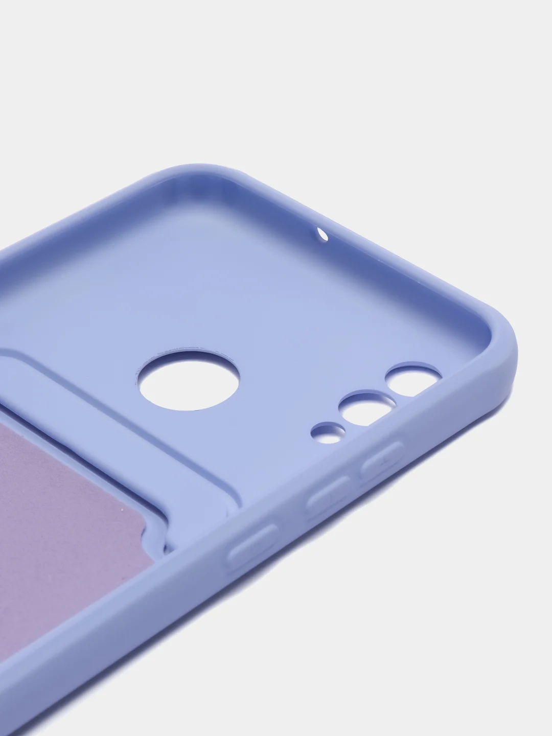 Аметистовый силиконовый чехол для Honor 10 Lite, P Smart 2019 (Хонор 10 Лайт/ П Смарт 2019) с карманом