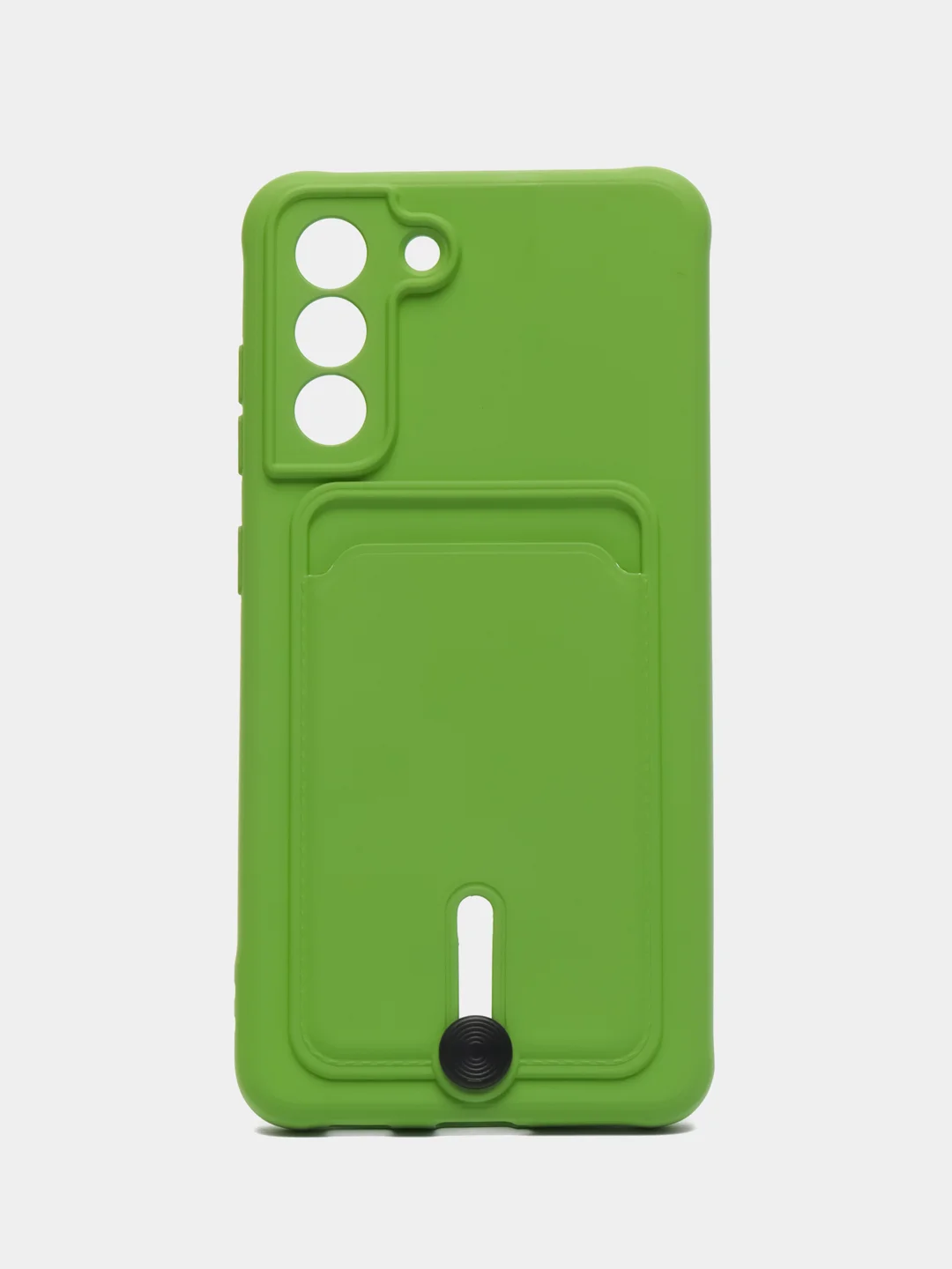 Лайм чехол для Samsung Galaxy S21 FE, S21FE (Самсунг С21 ФЕ, С21ФЕ) силиконовый, с карманом