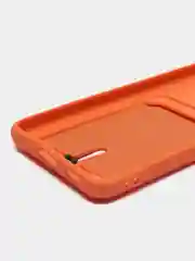 Манго чехол для Samsung Galaxy S21 FE, S21FE (Самсунг С21 ФЕ, С21ФЕ) силиконовый, с карманом