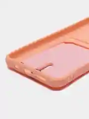 Пудровый чехол для Xiaomi Redmi Note 8 Pro (Редми Нот 8 Про) силиконовый , с карманом