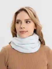 Ледяной снуд женский, вязаный, в два оборота
