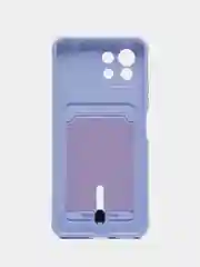Аметистовый чехол для Xiaomi Mi 11 Lite / Mi 11 Lite 5G NE ( Ми 11 Лайт )с карманом для карт