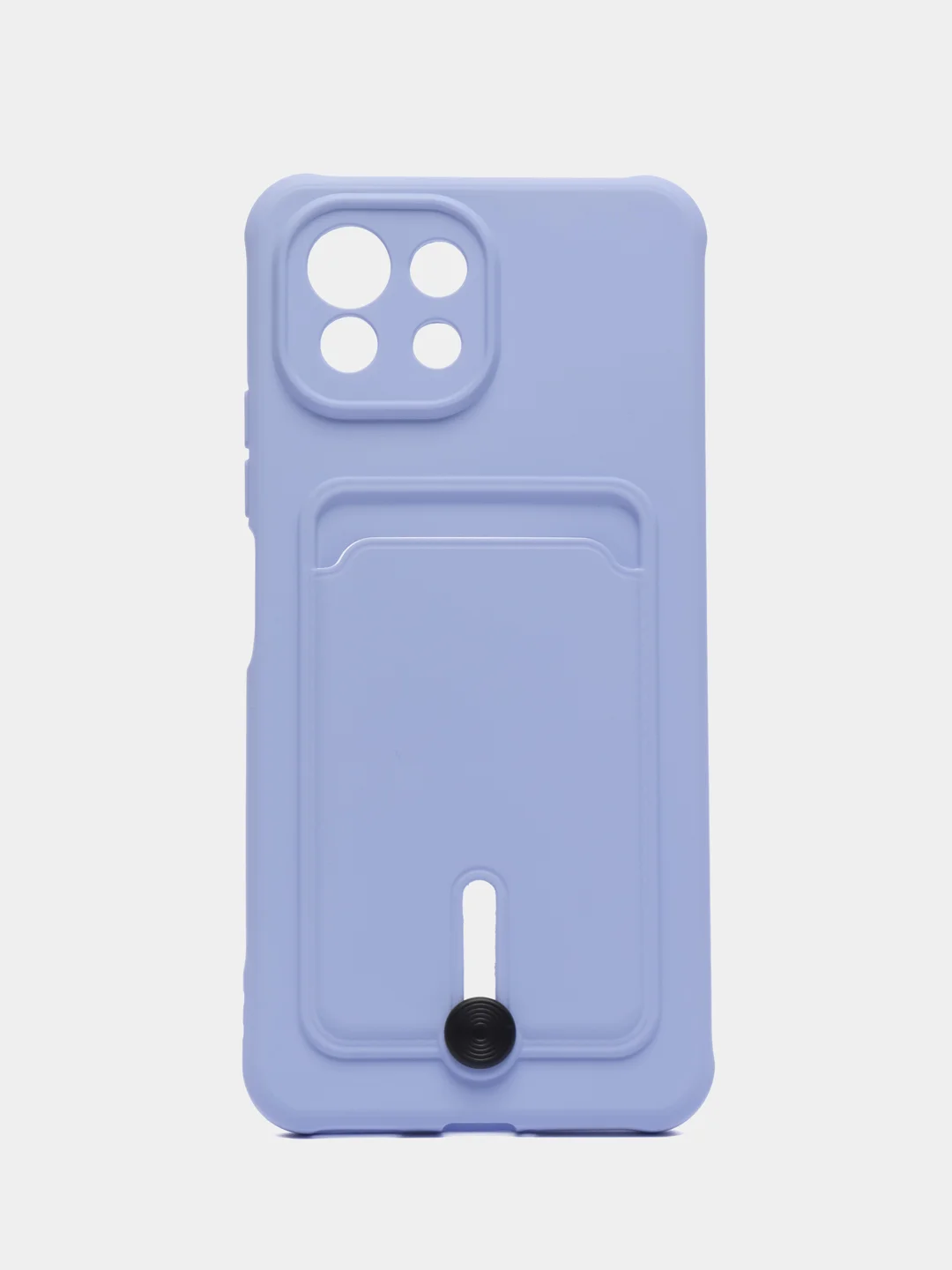 Аметистовый чехол для Xiaomi Mi 11 Lite / Mi 11 Lite 5G NE ( Ми 11 Лайт )с карманом для карт