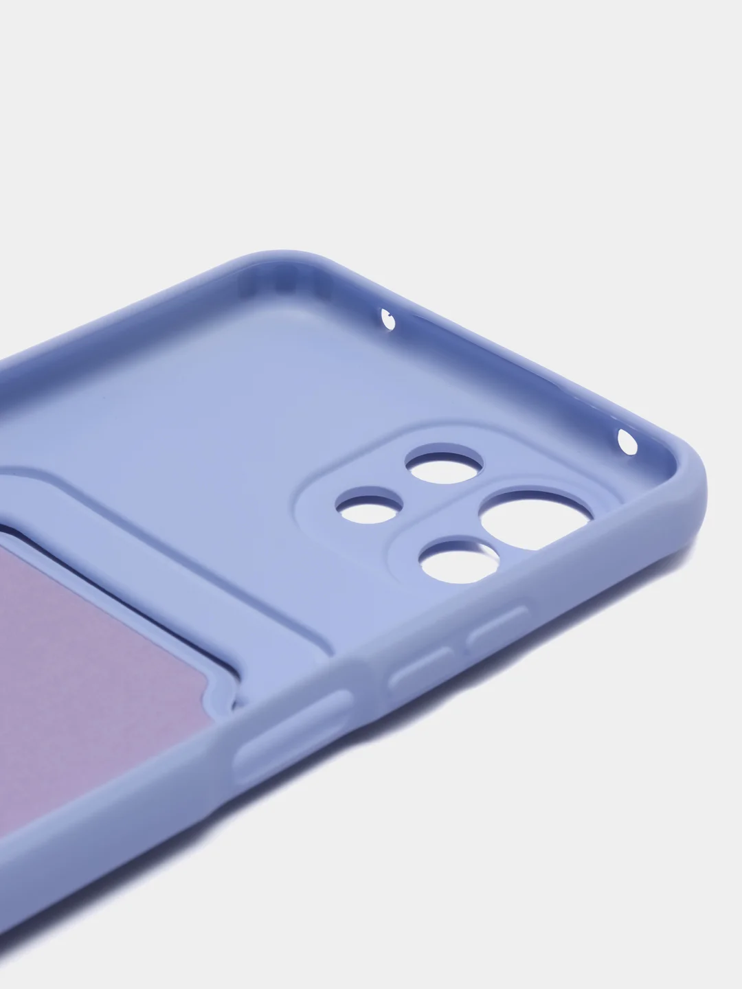 Аметистовый чехол для Xiaomi Mi 11 Lite / Mi 11 Lite 5G NE ( Ми 11 Лайт )с карманом для карт