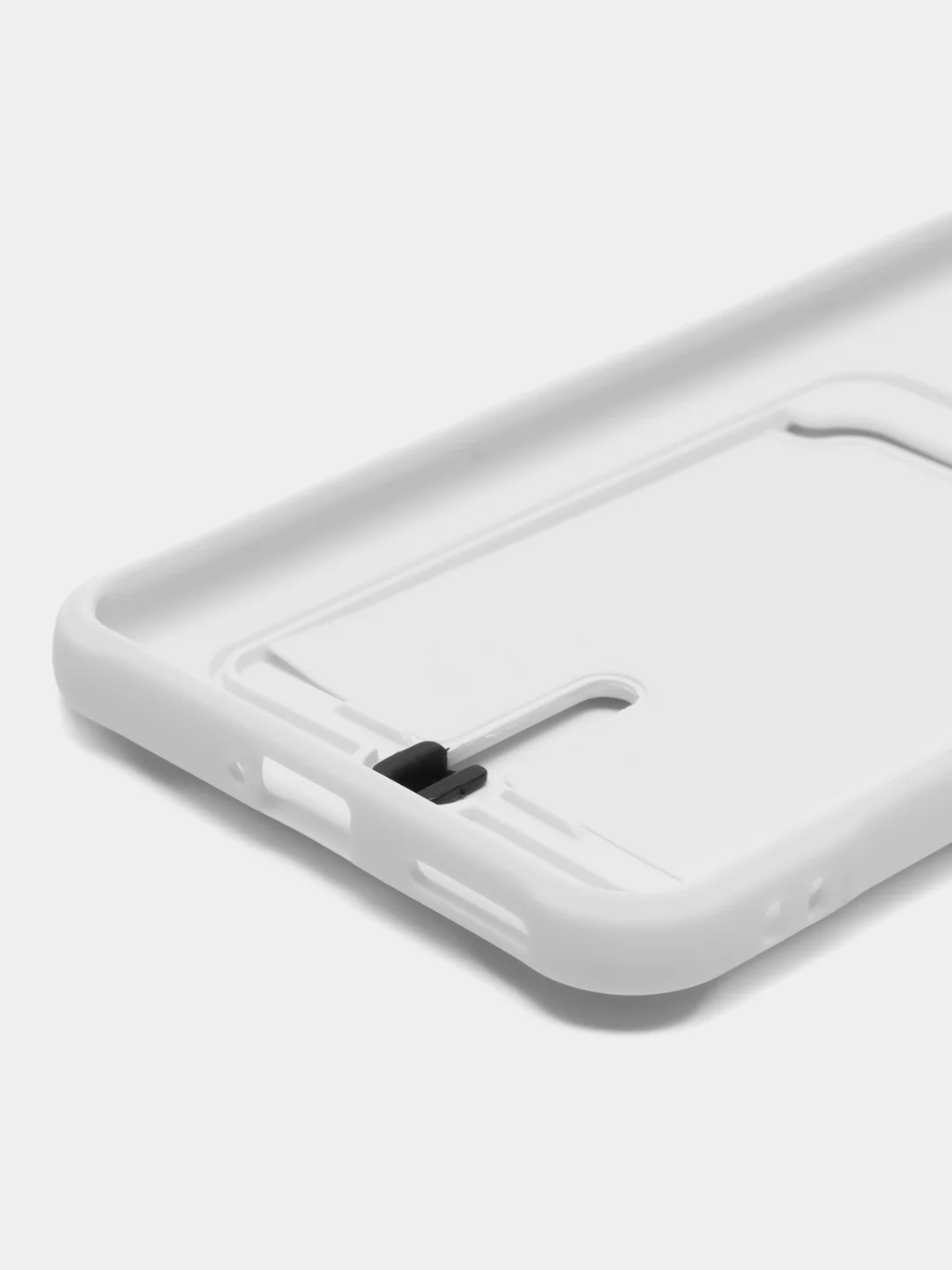 Белый чехол для Xiaomi Mi 11 Lite / Mi 11 Lite 5G NE ( Ми 11 Лайт )с карманом для карт