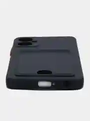 Темно-синий чехол для Tecno Spark 9 Pro, Camon 19/19 Pro, Tecno Pova 3, с отделением для карты