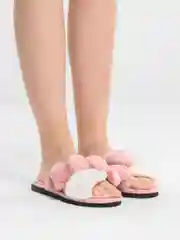 Розовый тапки домашние женские