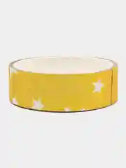 Желтый скотч декоративный, глиттерный