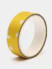 Желтый скотч декоративный, глиттерный