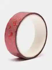Оранжевый скотч декоративный, глиттерный