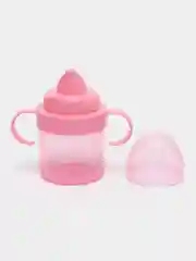 Розовый поильник детский Mum&Baby Basic, c твердым носиком, 150 мл