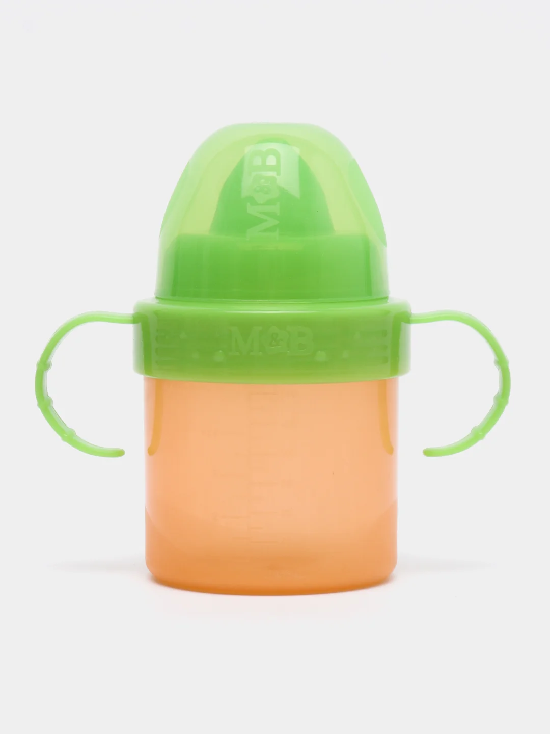 Оранжевый поильник детский Mum&Baby Basic, c твердым носиком, 150 мл