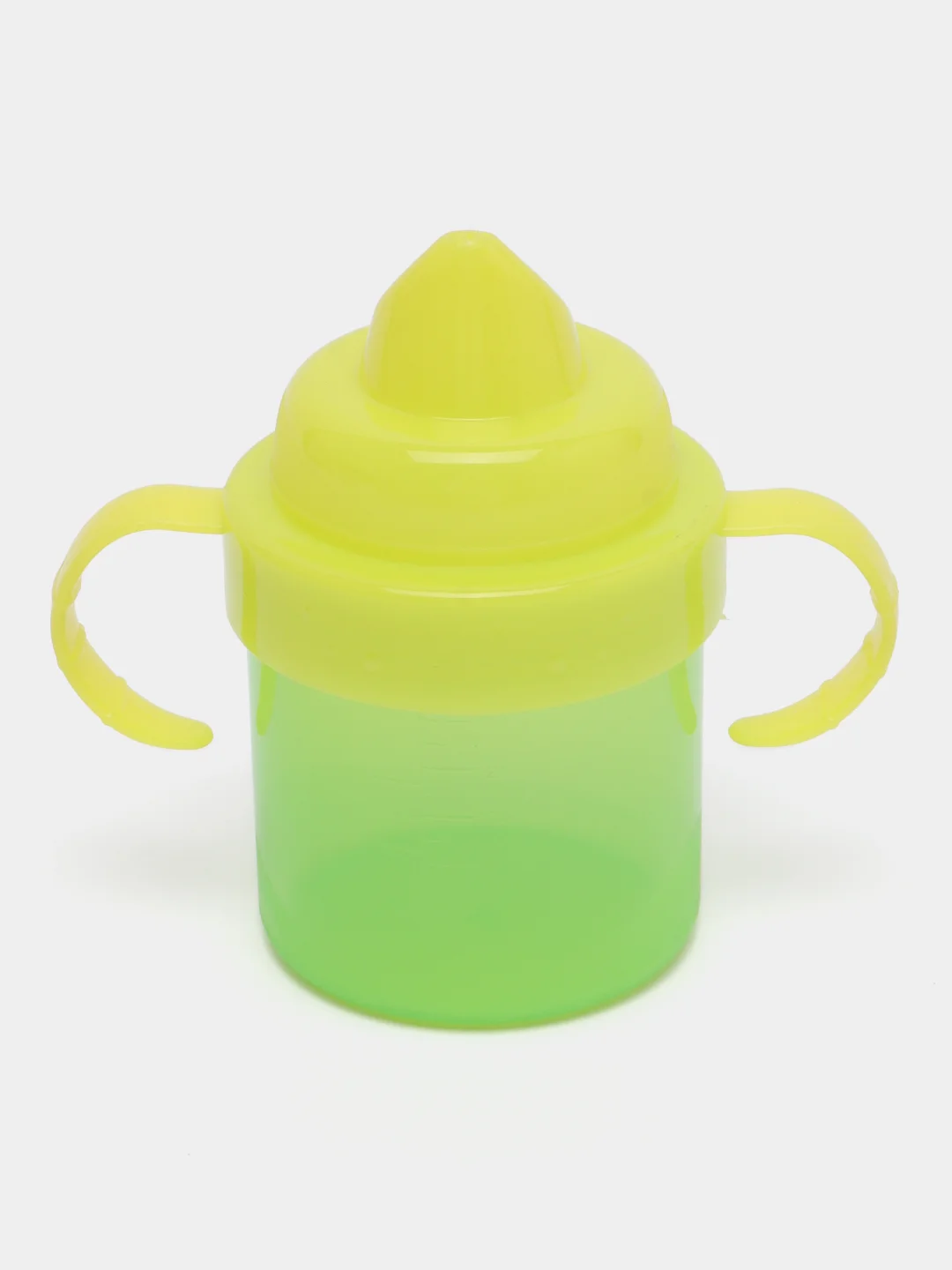 Желтый поильник детский Mum&Baby Basic, c твердым носиком, 150 мл