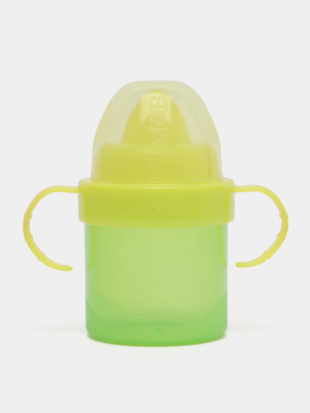 Желтый поильник детский Mum&Baby Basic, c твердым носиком, 150 мл