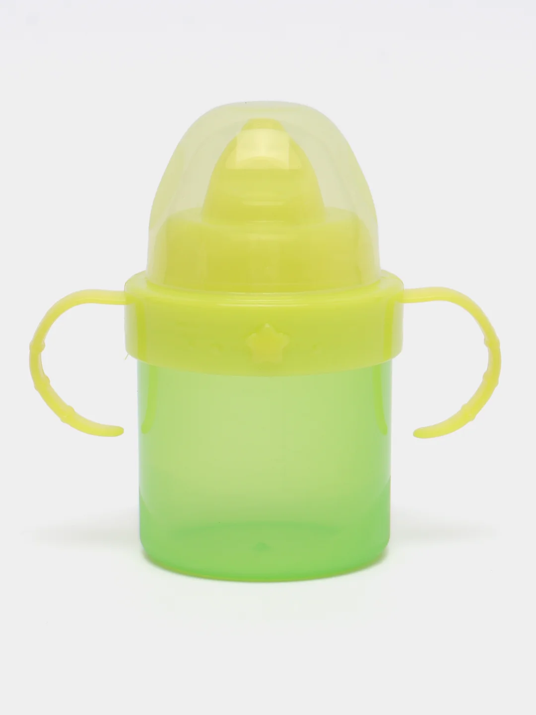 Желтый поильник детский Mum&Baby Basic, c твердым носиком, 150 мл