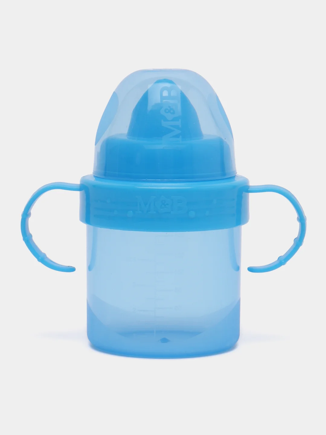 Голубой поильник детский Mum&Baby Basic, c твердым носиком, 150 мл