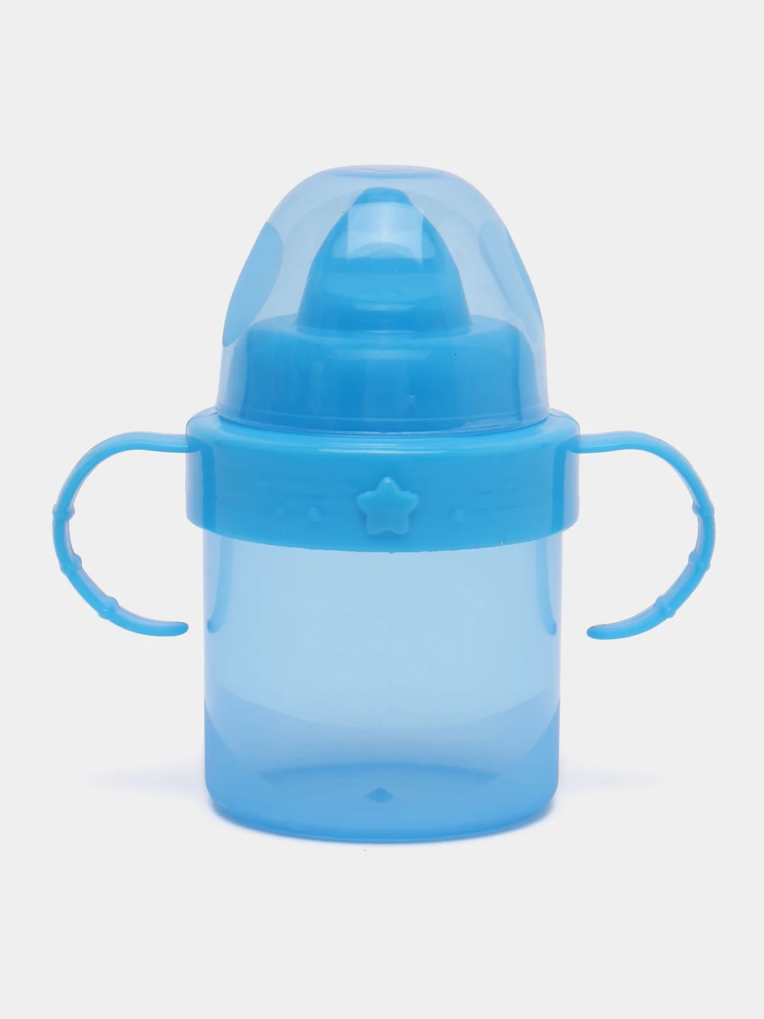 Голубой поильник детский Mum&Baby Basic, c твердым носиком, 150 мл
