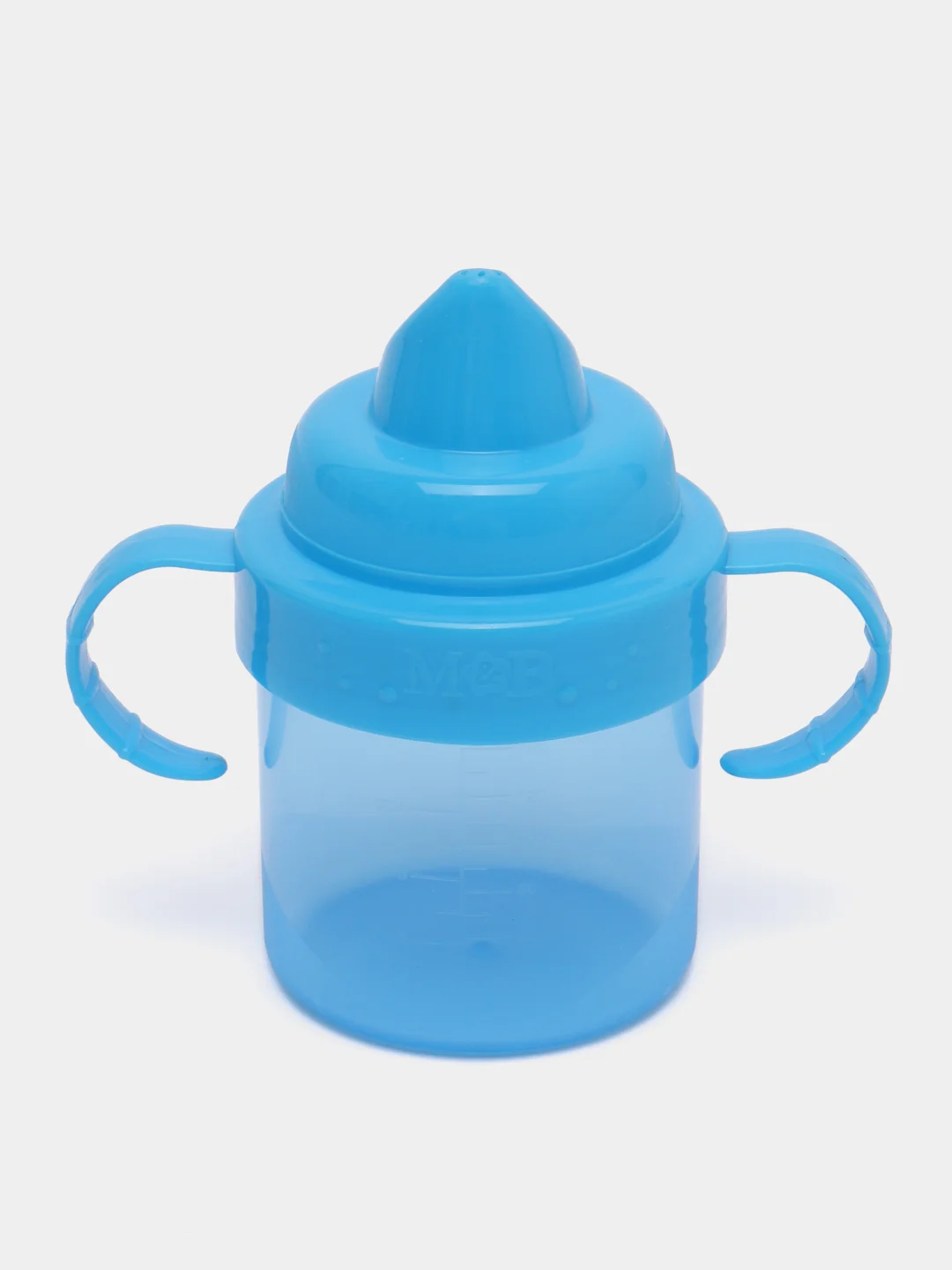 Голубой поильник детский Mum&Baby Basic, c твердым носиком, 150 мл