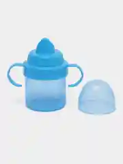 Голубой поильник детский Mum&Baby Basic, c твердым носиком, 150 мл