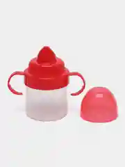 Красный поильник детский Mum&Baby Basic, c твердым носиком, 150 мл