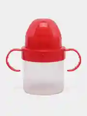 Красный поильник детский Mum&Baby Basic, c твердым носиком, 150 мл