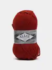 Терракотовый пряжа Alize Superlana Maxi, 100 г, 75% акрил, 25% шерсть