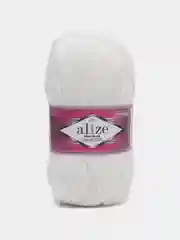 Белый пряжа носочная Alize Superwash Comfort Socks, 75% шерсть 25% полиамид, 100 г, 420 м