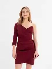 Бордовый платье женское, вечернее