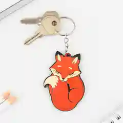 Брелок деревянный, 5 x 6 cм