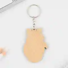 Брелок деревянный, 5 x 6 cм