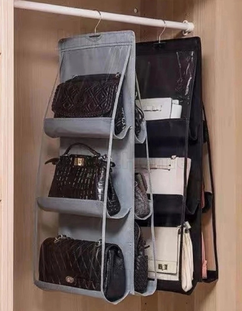 Органайзер для хранения сумок в шкафу с вешалкой купить по цене 415 ₽ винтернет-магазине KazanExpress