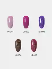 Светоотражающий гель-лак UR SUGAR REFLECTIVE GLITTER GEL, цветной, с блестками, 7,5 мл