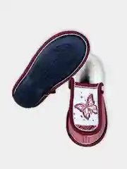 Бордовый чуни-тапочки женские утепленные вязаные "Бабуши" от Soft Slippers