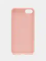 Розовый чехол для Apple iPhone 7, 8, силиконовый, ребристый, 8 цветов