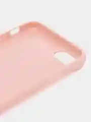 Розовый чехол для Apple iPhone 7, 8, силиконовый, ребристый, 8 цветов