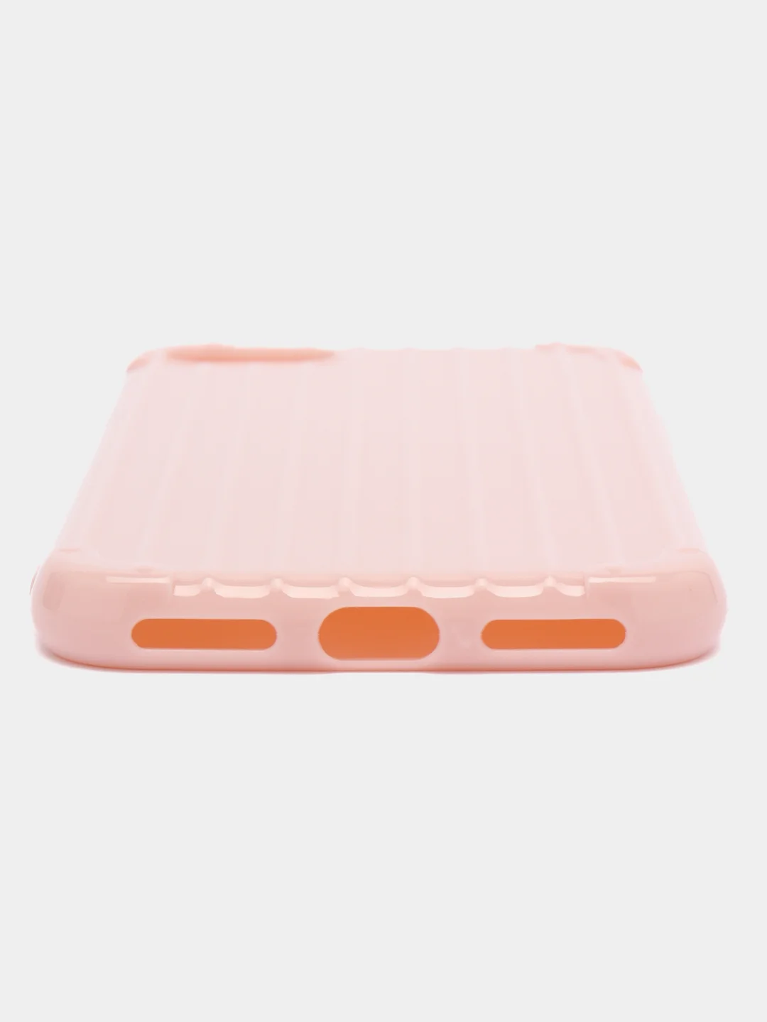 Розовый чехол для Apple iPhone 7, 8, силиконовый, ребристый, 8 цветов