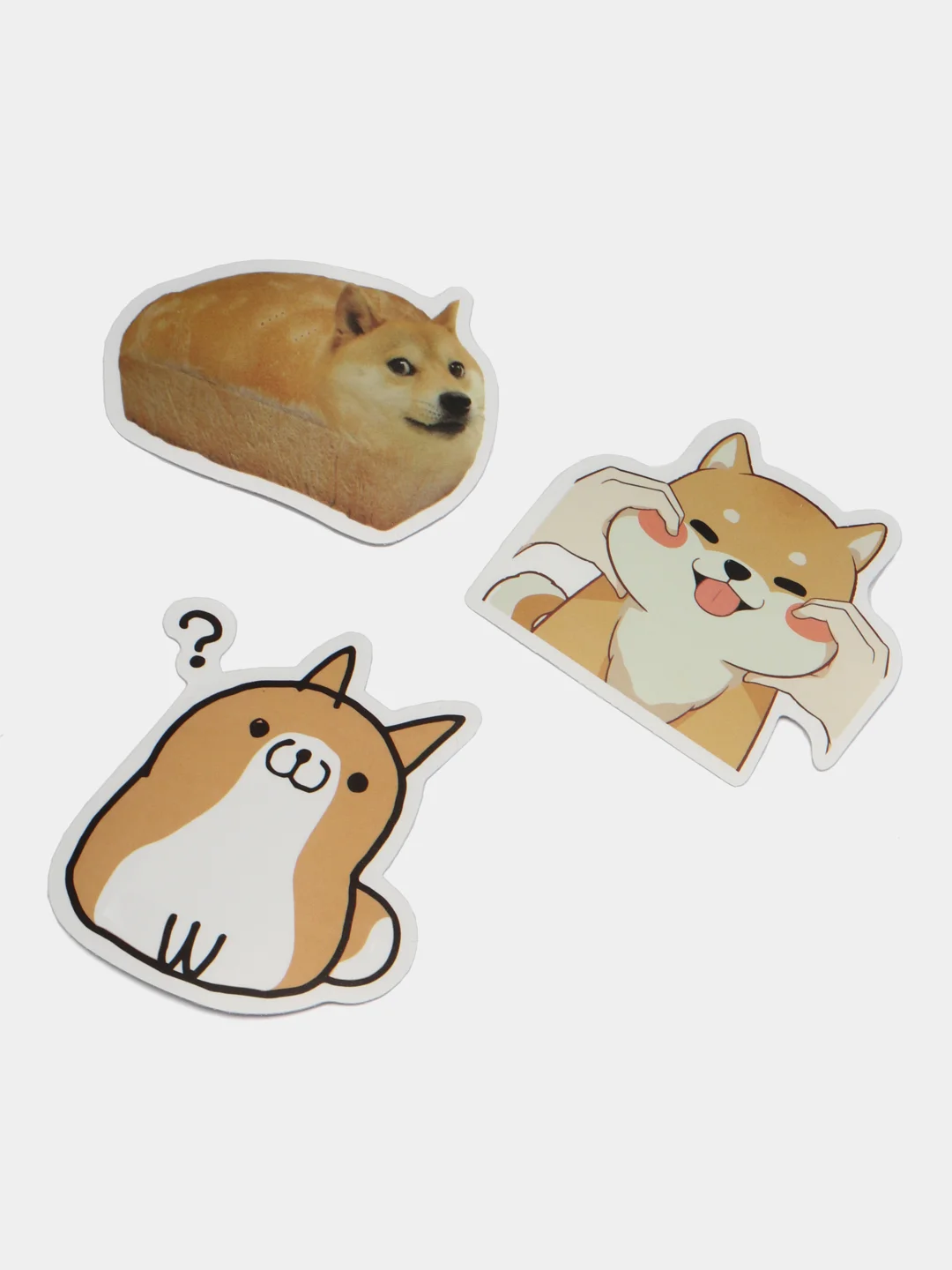Стикеры Shiba inu (Сиба-Ину), 50 штук