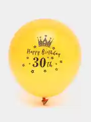 Хаки латексные воздушные шары, с надписью Happy Birthday, разный возраст