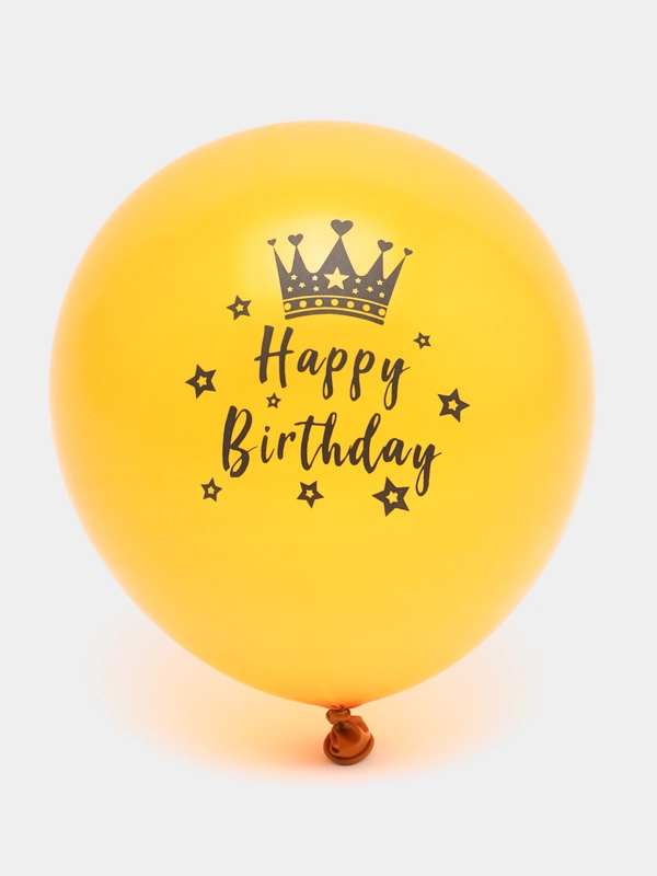 Латексные воздушные шары, с надписью Happy Birthday, разный возраст
