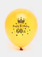 Оранжевый латексные воздушные шары, с надписью Happy Birthday, разный возраст