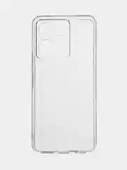 Чехол силиконовый на Vivo Y22 / Y22s (Виво Ю22 / Ю22с), прозрачный, с защитой камеры