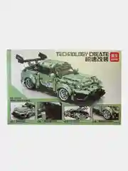 Мятный конструктор Техник, набор Гоночная машина, сборная, спортивная Technology Лего совместимый